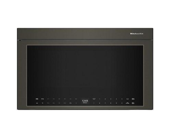 Four à micro-ondes à hotte intégrée de 30 po, 1,1 Pi cu.. avec technologie Air Fry KitchenAid - YKMMF530PBE