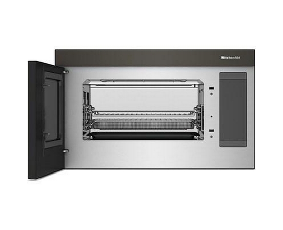 Four à micro-ondes à hotte intégrée de 30 po, 1,1 Pi cu.. avec technologie Air Fry KitchenAid - YKMMF530PBE