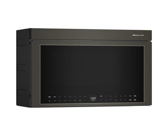 Four à micro-ondes à hotte intégrée de 30 po, 1,1 Pi cu.. avec technologie Air Fry KitchenAid - YKMMF530PBE
