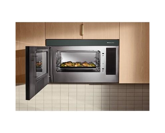 Four à micro-ondes à hotte intégrée de 30 po, 1,1 Pi cu.. avec technologie Air Fry KitchenAid - YKMMF530PJP