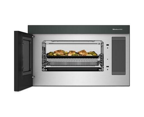 Four à micro-ondes à hotte intégrée de 30 po, 1,1 Pi cu.. avec technologie Air Fry KitchenAid - YKMMF530PJP