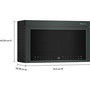 Four à micro-ondes à hotte intégrée de 30 po, 1,1 Pi cu.. avec technologie Air Fry KitchenAid - YKMMF530PJP