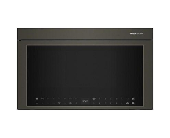 Four à micro-ondes à hotte intégrée de 30 po, 1,1 Pi cu.. avec technologie Air Fry KitchenAid - YKMMF730PBE