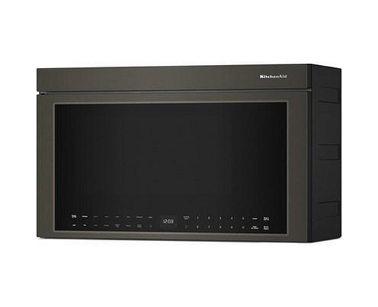 Four à micro-ondes à hotte intégrée de 30 po, 1,1 Pi cu.. avec technologie Air Fry KitchenAid - YKMMF730PBE