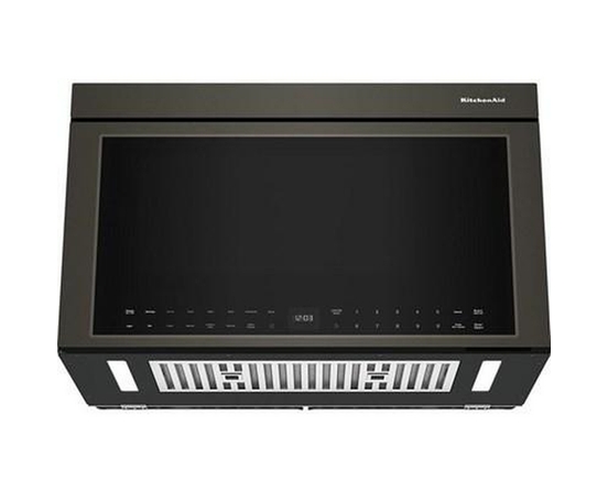 Four à micro-ondes à hotte intégrée de 30 po, 1,1 Pi cu.. avec technologie Air Fry KitchenAid - YKMMF730PBE