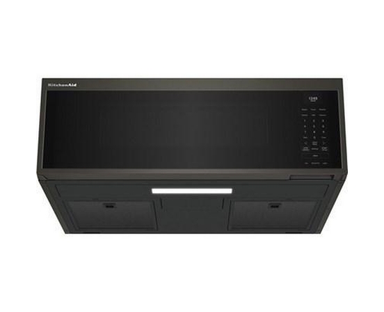 Four à micro-ondes à hotte intégrée de 30 po, 1,1 Pi cu.. KitchenAid - YKMML550RBE