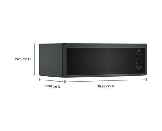 Four à micro-ondes à hotte intégrée de 30 po, 1,1 Pi cu.. KitchenAid - YKMML550RJP