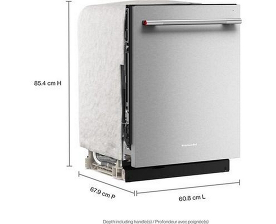 Lave-vaisselle intégré avec système ProDry™ KitchenAid - KDTS624SPS