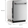 Lave-vaisselle intégré avec système ProDry™ KitchenAid - KDTS624SPS