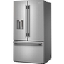 Réfrigérateur trois portes avec porte à deux battants de 36 po avec système distributeur d'eau et de glaçons KitchenAid - KRFF436SPS