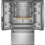 Réfrigérateur trois portes avec porte à deux battants de 36 po KitchenAid - KRFF336SPS
