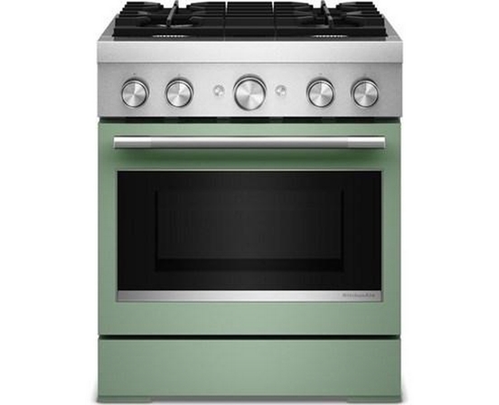 Cuisinière autoportante bi-énergie de style commercial de 30 po KitchenAid - KFDS930SDC