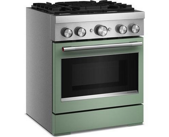 Cuisinière autoportante bi-énergie de style commercial de 30 po KitchenAid - KFDS930SDC