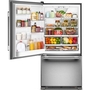 Réfrigérateur à congélateur inférieur autoportant de 33 po, 22 Pi cu.. KitchenAid - KRBL133SPS