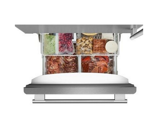 Réfrigérateur à congélateur inférieur autoportant de 33 po, 22 Pi cu.. KitchenAid - KRBL133SPS