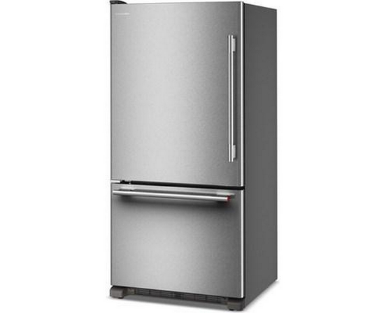 Réfrigérateur à congélateur inférieur autoportant de 33 po, 22 Pi cu.. KitchenAid - KRBL133SPS
