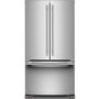 Réfrigérateur trois portes avec porte à deux battants à profondeur de comptoir de 36 po, 20 Pi cu. avec distributeur d'eau KitchenAid - KRFC136SPS
