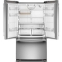Réfrigérateur trois portes avec porte à deux battants à profondeur de comptoir de 36 po, 20 Pi cu. avec distributeur d'eau KitchenAid - KRFC136SPS