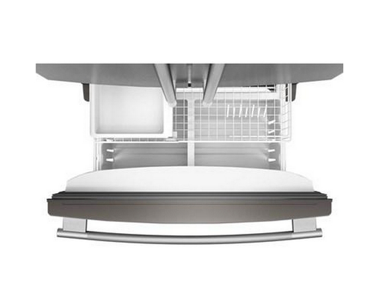 Réfrigérateur trois portes avec porte à deux battants à profondeur de comptoir de 36 po, 20 Pi cu. avec distributeur d'eau KitchenAid - KRFC136SPS