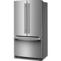 Réfrigérateur trois portes avec porte à deux battants à profondeur de comptoir de 36 po, 20 Pi cu. avec distributeur d'eau KitchenAid - KRFC136SPS