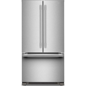Réfrigérateur trois portes avec porte à deux battants à profondeur de comptoir de 36 po, 21,9 Pi cu. avec machine à glaçons KitchenAid - KRFC136TPS