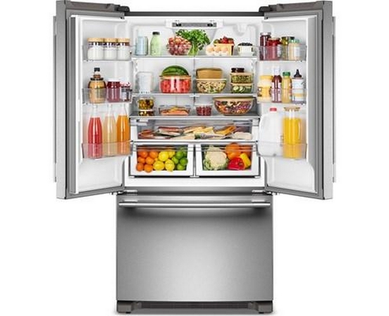 Réfrigérateur trois portes avec porte à deux battants de 36 po KitchenAid - KRFF136SPS