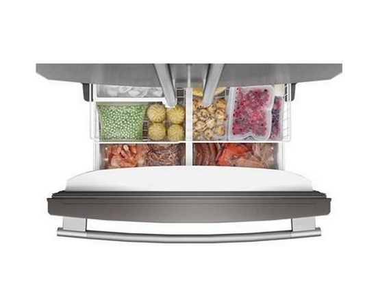 Réfrigérateur trois portes avec porte à deux battants de 36 po KitchenAid - KRFF136SPS