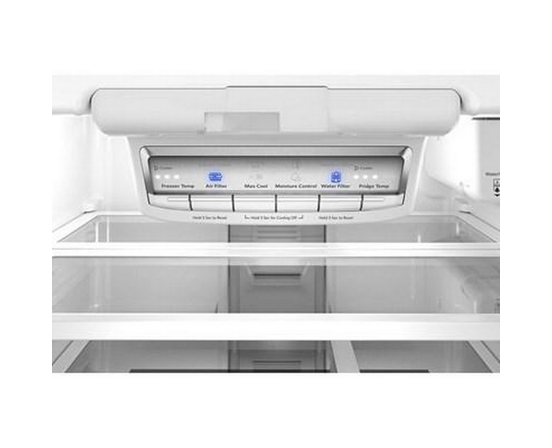 Réfrigérateur trois portes avec porte à deux battants autoportant de 30 po, 20 Pi cu.. avec machine à glaçons KitchenAid - KRFF330SPS