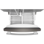Réfrigérateur trois portes avec porte à deux battants autoportant de 33 po, 22 Pi cu.. avec machine à glaçons KitchenAid - KRFF333SPS