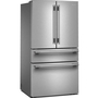 Réfrigérateur KitchenAid à portes françaises avec distributeur d’eau et de glaçons intérieur et tiroir réfrigéré pleine largeur FreshChill™ - 30 pi cu - KRMF336SPS