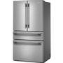 Réfrigérateur KitchenAid à portes françaises avec distributeur d’eau et de glaçons intérieur et tiroir réfrigéré pleine largeur FreshChill™ - 30 pi cu - KRMF336SPS