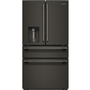 Réfrigérateur quatre portes avec porte à deux battants autoportant de 36 po, 29,51 Pi cu.. avec distributeur d'eau et de glace KitchenAid - KRMF436SBE