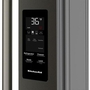 Réfrigérateur quatre portes avec porte à deux battants autoportant de 36 po, 29,51 Pi cu.. avec distributeur d'eau et de glace KitchenAid - KRMF436SBE