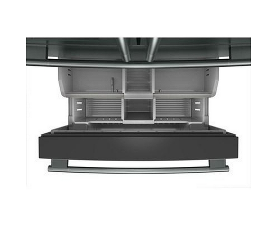 Réfrigérateur quatre portes avec porte à deux battants autoportant de 36 po, 29,51 Pi cu.. avec distributeur d'eau et de glace KitchenAid - KRMF436SJP