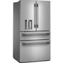 Réfrigérateur quatre portes avec porte à deux battants autoportant de 36 po, 29,51 Pi cu.. avec distributeur d'eau et de glace KitchenAid - KRMF436SPS