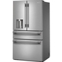 Réfrigérateur quatre portes avec porte à deux battants autoportant de 36 po, 29,51 Pi cu.. avec distributeur d'eau et de glace KitchenAid - KRMF436SPS