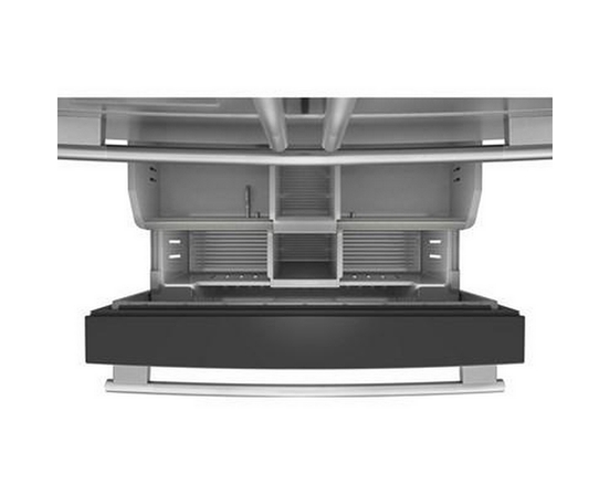 Réfrigérateur quatre portes avec porte à deux battants autoportant de 36 po, 29,51 Pi cu.. avec distributeur d'eau et de glace KitchenAid - KRMF436SPS