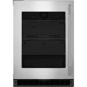Réfrigérateur compact de 24 po, 5,2 Pi cu. avec porte vitrée KitchenAid - KURL324SSB