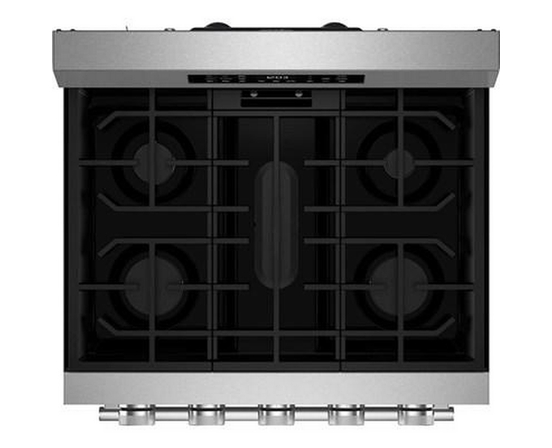 Cuisinière autoportante à gaz de 30 po avec technologie convection KitchenAid - KFGS330TPS
