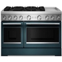 Cuisinière autoportante bi-énergie de style commercial de 48 po avec plaque chauffante KitchenAid - KFDD948SAG