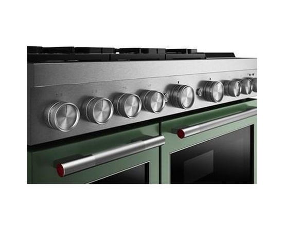 Cuisinière autoportante bi-énergie de style commercial de 48 po avec plaque chauffante KitchenAid - KFDD948SDC