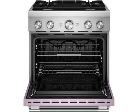 Cuisinière autoportante bi-énergie de style commercial de 30 po KitchenAid - KFDS930SWF