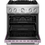Cuisinière autoportante bi-énergie de style commercial de 30 po KitchenAid - KFDS930SWF