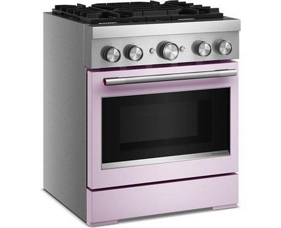 Cuisinière autoportante bi-énergie de style commercial de 30 po KitchenAid - KFDS930SWF