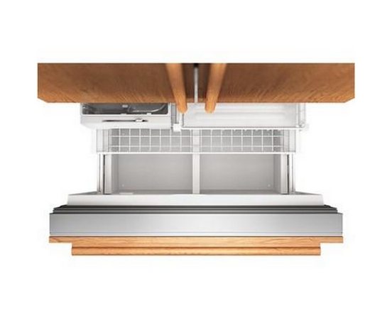 Réfrigérateur trois portes avec porte à deux battants à profondeur de comptoir de 36 po, 21,9 Pi cu.. avec machine à glaçons KitchenAid - KRFC136TPA