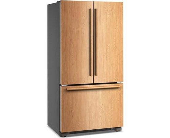 Réfrigérateur trois portes avec porte à deux battants à profondeur de comptoir de 36 po, 21,9 Pi cu.. avec machine à glaçons KitchenAid - KRFC136TPA