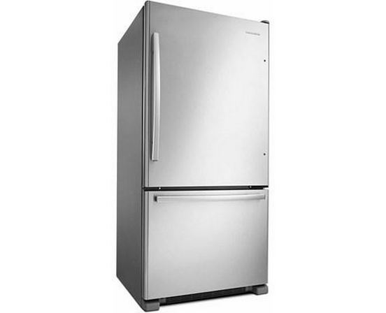 Réfrigérateur à congélateur inférieur de 33 po, 22 Pi cu. Amana - ABB2224BRM