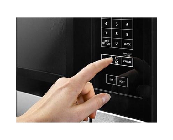 Four à micro-ondes à hotte intégrée de 30 po, 1.6 Pi cu. Amana - YAMV2307PFS