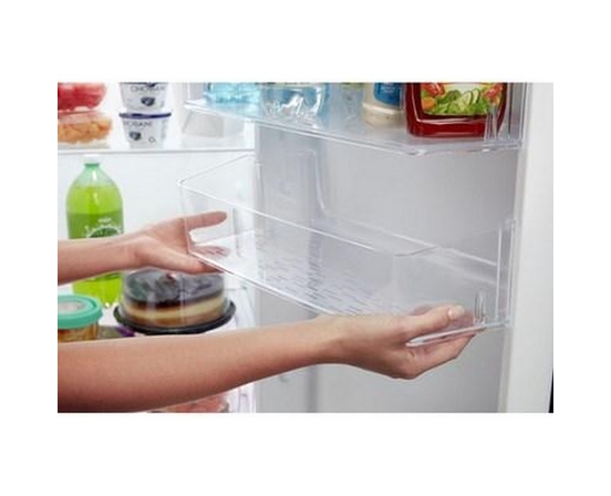 Réfrigérateur côte-à-côte amovible de 33 po, 21  Pi cu. avec distributeur d'eau et de glaçons Amana - ASI2175GRS