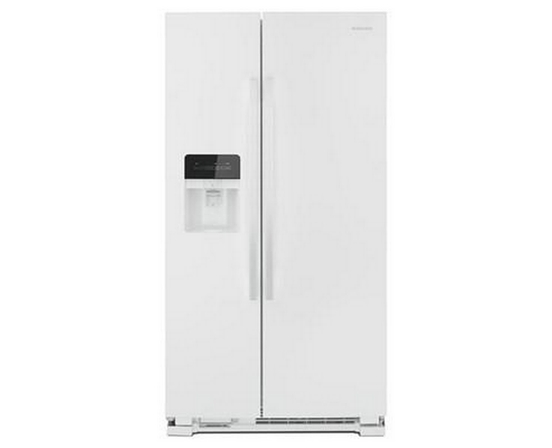Réfrigérateur côte-à-côte amovible de 33 po, 21 Pi cu. avec distributeur d'eau et de glaçons Amana - ASI2175GRW